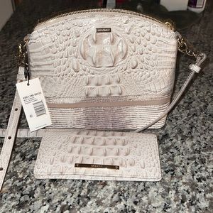 Brand New - MINI DUXBURY PUMICE ZAGORA Brahmin  W/ Wallet